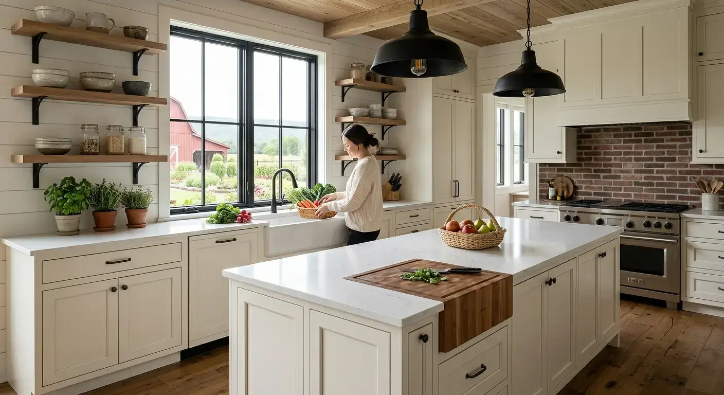 Modern Farmhouse Kitchen Style1